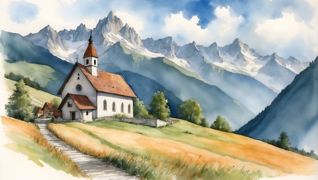 ai generated, church, village-8439976.jpg